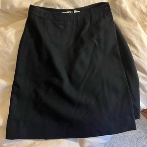 Small black Givenchy wrap skirt